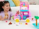 Lalka Laleczka Barbie Chelsea Różowy Kamper Auto Hamak Zabawka Akcesoria