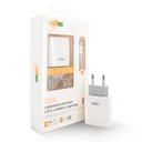 БЫСТРОЕ СЕТЕВОЕ ЗАРЯДНОЕ УСТРОЙСТВО 2 x USB QC БЛОК ПИТАНИЯ USB-C PD С КАБЕЛЕМ ДЛЯ IPHONE