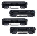 4 x тонера для HP 415A W2030A W2031A W2032A W2033A M454dn M454dw M479dw ЧИП