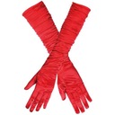 Длинные КРАСНЫЕ ПЕРЧАТКИ РЕТРО женские 45 см
