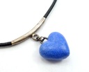 Nastaviteľný strieborný náhrdelník s príveskom na remienok prívesok z kameňa srdce Kód výrobcu kolia1gzddxyzt