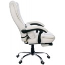 Регулируемый офисный стул WHITE FBK02 с подставкой для ног