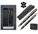 Шариковая ручка Parker IM Black GT С ГРАВИРОВКОЙ Футляр КОЖАНЫЙ ПОДАРОК