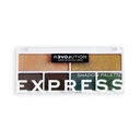 Makeup Revolution RELOVE paleta tieňov EXPRESS Povrch lesk