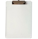 Элегантная доска с БУФЕРОМ А4, ПРОЗРАЧНЫЙ ПЛАСТИК