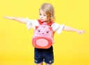 Детский плюшевый рюкзак для ребенка дошкольного возраста.