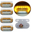 10 светодиодных габаритных фонарей 3LED 12В/24В
