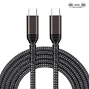 USB C для USB C 100 Вт/5 а, быстрая зарядка типа C, зарядное устройство 1 м.