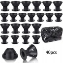 СИЛИКОНОВЫЕ БУЛЬГИ ДЛЯ ВОЛОС, 20 ШТ.