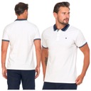 БЕЛАЯ МУЖСКАЯ ФУТБОЛКА ПОЛО, ХЛОПОК ПРЕМИУМ, ЭЛЕГАНТНЫЙ ВЕС 220 MORAJ XXL