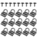 20 SZT. METAL CLAMPS DO FASTENERS HOOD HOKEJOWEJ  photo 7