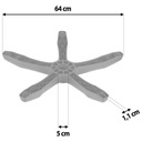 ОСНОВАНИЕ СТУЛА ДИАМЕТР НОЖЕК СТУЛА 64 см