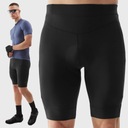 4F ВЕЛОСИПЕДНЫЕ ШОРТЫ МУЖСКИЕ С ГЕЛЕВОЙ ПОДКЛАДКОЙ, ЧЕРНЫЕ, фильтр UPF 50, SS24