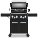 Газовый гриль Broil King Baron 490 SHADOW, садовый гриль, мощность 12,4 кВт, БЕСПЛАТНО