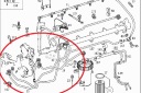 MERCEDES-BENZ OM613 E-CLASS PLASTIQUE T-ELEMENT CONDUITE DE CARBURANT ORIGINALphoto 7