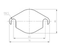 ZU_EGR_02B/e BRIDA CIEGA EGR VW AUDI SKODA SEAT FORD 1.9 TD TDI 