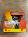 12x ВСТАВКИ GILLETTE FUSION 5 FUSION5 ЛЕЗВИЯ ОРИГИНАЛЬНЫЕ НОЖИ GILETTE GILLETE