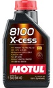 Масло Motul 8100 X-cess 1 л 5W-40