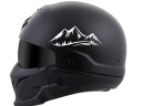 Автомобильная наклейка на шлем I LOVE MOUNTAINS 8 x 21 0 см