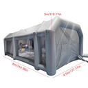 Надувная малярная палатка 4,5х8х3М