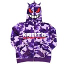 Gengar Y2K BLUZA MĘSKA Z KAPTUREM FULLZIP HIP