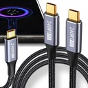 КАБЕЛЬ QC PD TYPE-C – TYPE-C 240 Вт 3,1 48 В 5 А 1 м БЫСТРАЯ ЗАРЯДКА