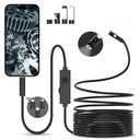 КОНТРОЛЬНАЯ КАМЕРА-ЭНДОСКОП ДЛЯ ТЕЛЕФОНА 2xFULLHD LED ANDROID IPHONE 5M 3в1