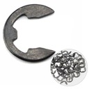 100 pieces E Clip Assortment Black