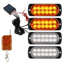 4X ФАРИ ПОПЕРЕДЖУЮЧІ СТРОБОСКОП ДОПОМОГА ЛАФЕТА 12 LED (СВІТЛОДІОД) 12V  фото 11