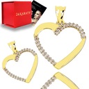 ЗОЛОТОЙ КУЛОН 333 ДЛЯ ЦЕПИ СЕРДЦА + ГРАВИРОВКА