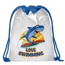 Сумка-рюкзак для бассейна с прозрачным названием