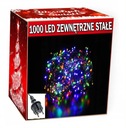 LAMPKI CHOINKOWE LED 1000 ZEWNĘTRZNE GRUBE 68m