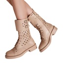 КОРИЧНЕВЫЕ АЖУРНЫЕ БОТИНКИ ЖЕНСКИЕ BESEL 41