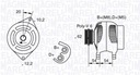 ELECTRIC GENERATOR MAGNETI MARELLI 063321729010 