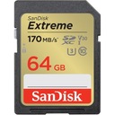 SanDisk SDXC EXTREM 64 ГБ R170/W80 UHS-I;C10;U3;V30