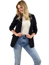 модная женская куртка Black Italian Jacket Elegant Loose XL/42