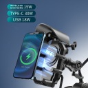 МОТОЦИКЛЕТНИЙ КРІПЛЕННЯ NA ТЕЛЕФОН ANTYWIBRACYJNY ЗАРЯДКА USB-C ЗАРЯДКА SAUG.  фото 6