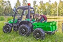 АККУМУЛЯТОРНЫЙ ТРАКТОР ДЛЯ ДЕТЕЙ 24В 400ВТ ПУЛЬТ ДИСТАНЦИОННОГО УПРАВЛЕНИЯ НА КОЛЕСАХ EVA