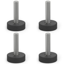 Регулируемая опора M10x30 D30 Привинченная нога 4 ПК