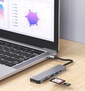 ХАБ USB-C -> HDMI 2xUSB 3.0 SD PD 4K MacBook M1 АДАПТЕР 6 в 1 Thunderbolt 3