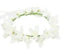 Свадебный венок для причастия, цветочное украшение из глицинии