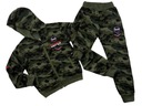 Спортивный костюм CAMO MILITARY 681B толстовка брюки 16Y красный