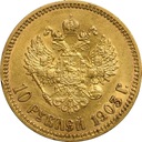 Rosja, 10 rubli 1903, Mikołaj II Próba 900