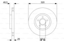 DISCOS ZAPATAS PARTE DELANTERA BOSCH VOLVO V40 LIFTBACK 