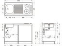 Мойка ALVEUS COMBI ELECTRA 120 со встроенной плитой