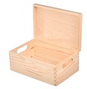 Pudełko drewniane skrzynka pojemnik 30x20x13cm