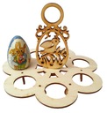 Корзина-подставка на 7 пасхальных яиц W06