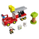 LEGO Duplo 10969 Hasičské auto Informácie týkajúce sa bezpečnosť a súlad produktu Nevhodné pre deti do určitého veku. Obsahuje hračku. Odporúča sa dohľad dospelej osoby
