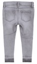 Sivé, ošúchané nohavice typu skinny 5-6 rokov Dĺžka dlhá
