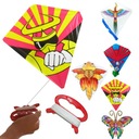 СУПЕР КАЙТ 66 см ДЛЯ ДЕТЕЙ РАЗЛИЧНЫЕ ЦВЕТА И УЗОРЫ